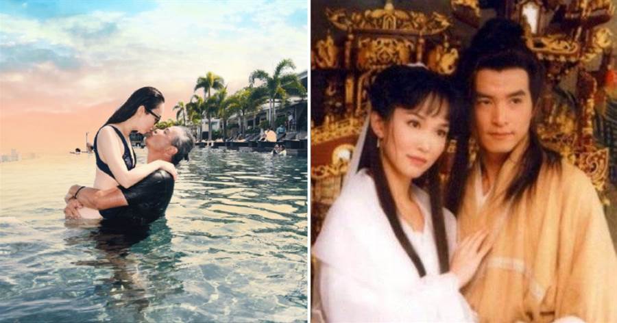 年過半百仍似少女！50歲范文芳身材火辣「水中激吻影帝尪」同框「似父女」一家三口合照曝光，父子倆簡直「複製粘貼」：超幸福一家