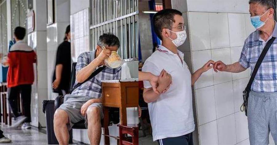 被判活不過8歲！爺爺天天帶病孫上學「走廊隔窗陪讀9年」「待在學校快10小時」從不喊累：只想當好孫子的枴杖