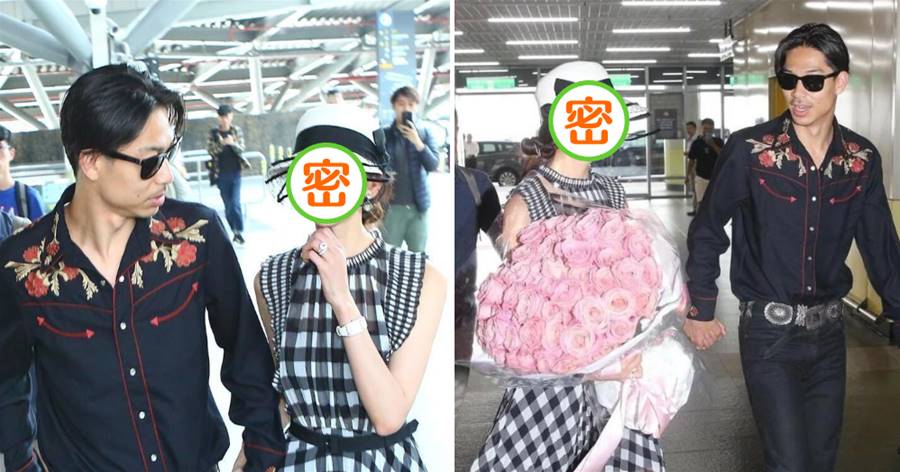 林志玲與日本老公同框，穿格紋連衣裙配復古禮帽，越來越有貴婦范